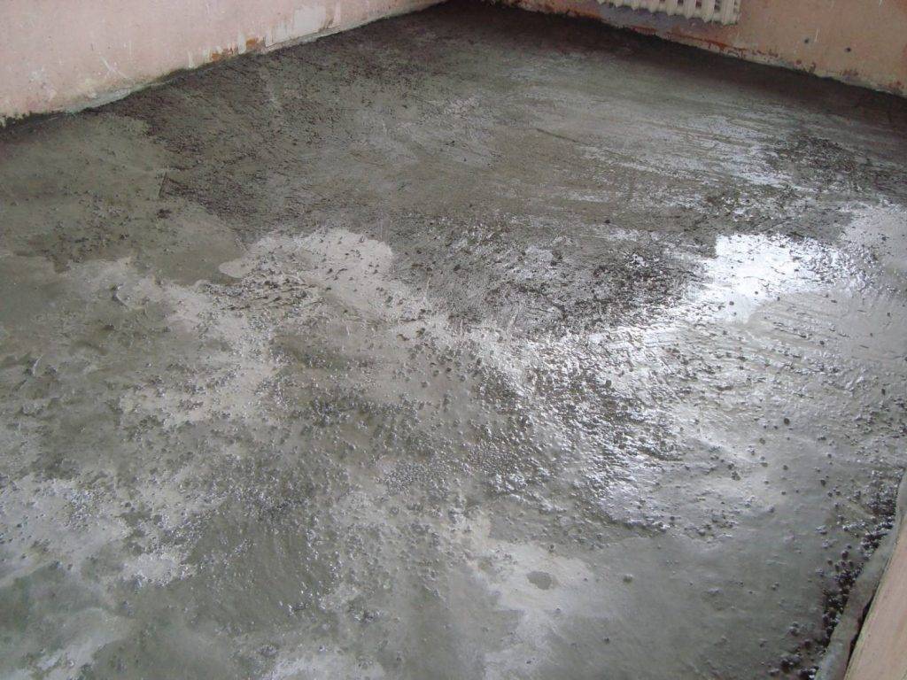 Сколько сохнет бетонная стяжка пола в гараже, квартире (5 см, 10 см)