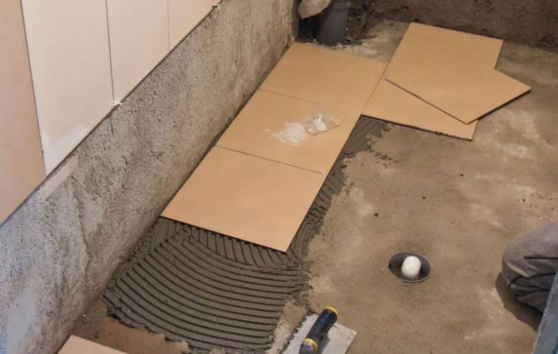 Подготовка пола к укладке плитки