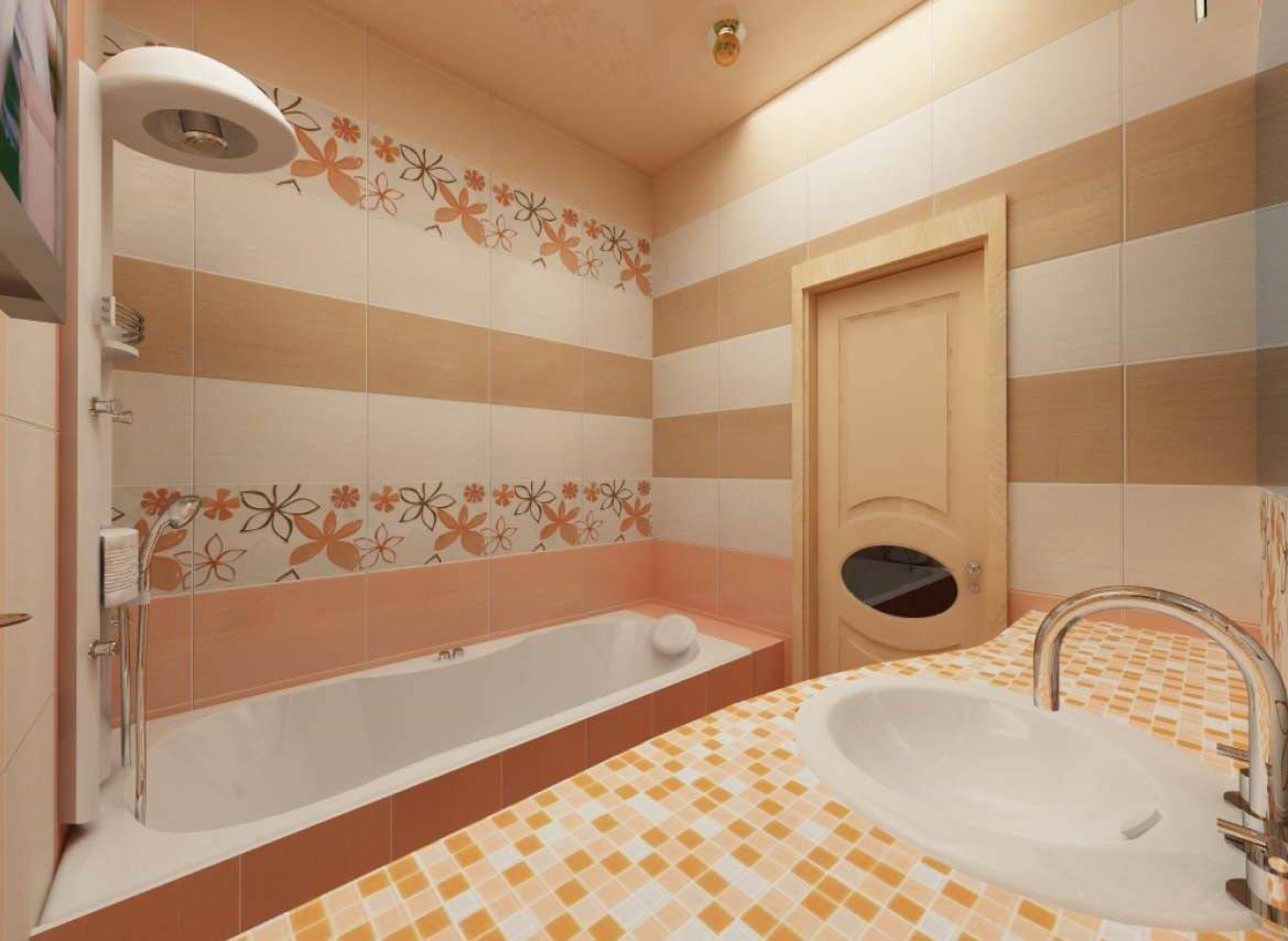 Фото-примеры оформления и декора ванной комнаты плиткой: 7 идей по комбинированию