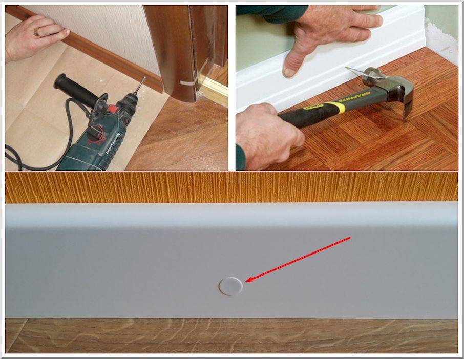 Как правильно крепить и красить напольный плинтус МДФ: пошаговый мастер-класс