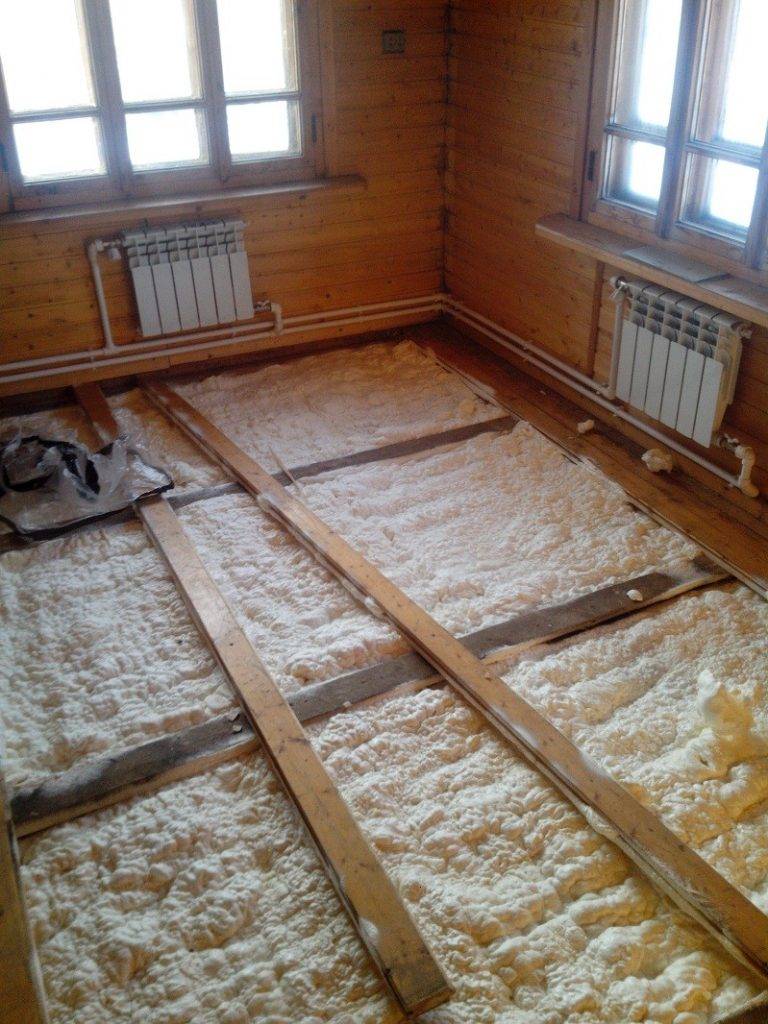 Утепление пола в деревянном доме: схемы, правила и порядок работ