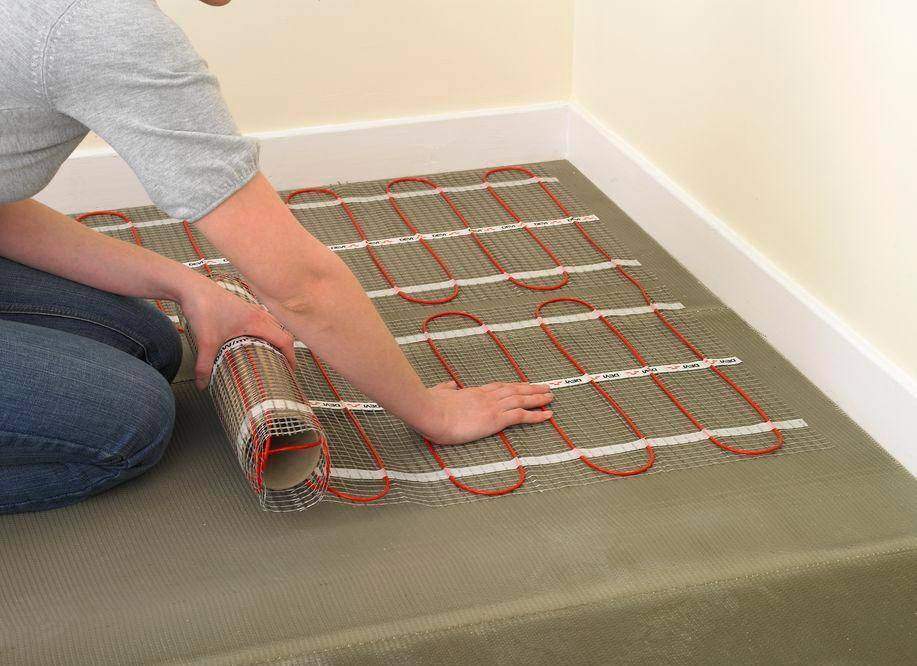 Электроподогрев пола под плитку