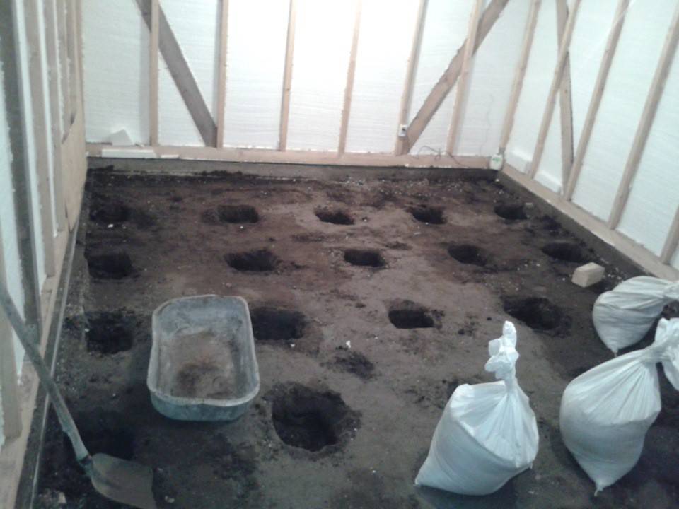 Заливка пола бетоном своими руками
