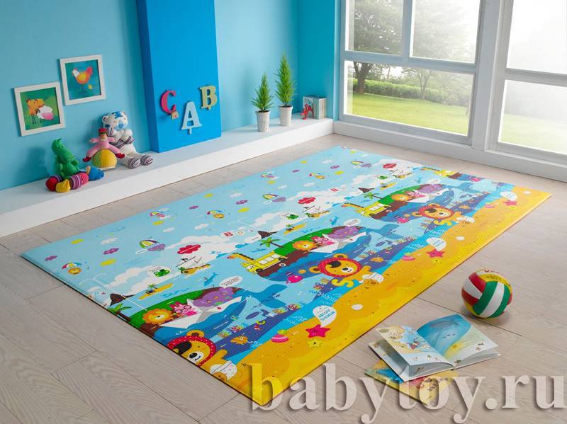 Выбираем безопасный мягкий пол для детской комнаты