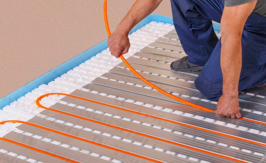 Водяной теплый пол без бетонной стяжки