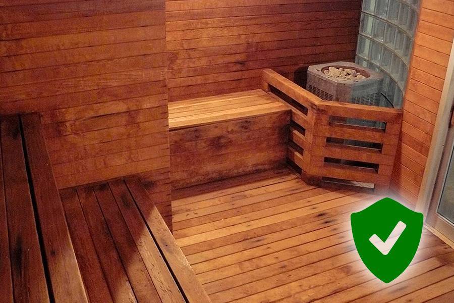 Полы в парилке своими руками