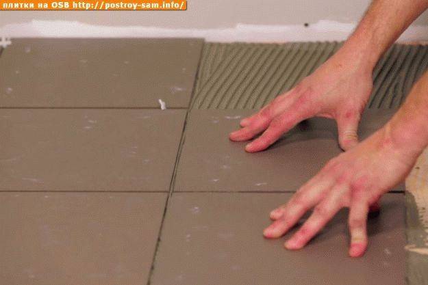 Как положить плитку на фанерный пол