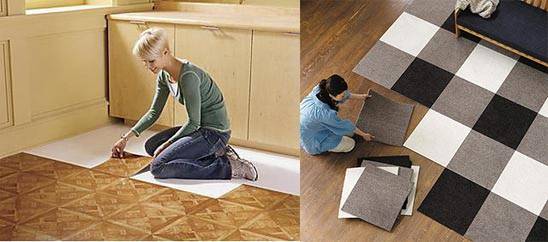 Как правильно уложить виниловую плитку на деревянный пол
