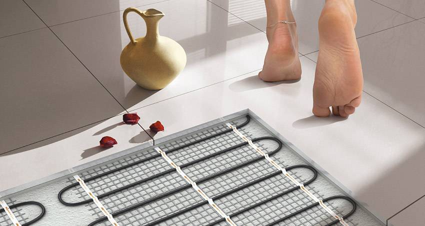 Теплый пол в каркасном доме