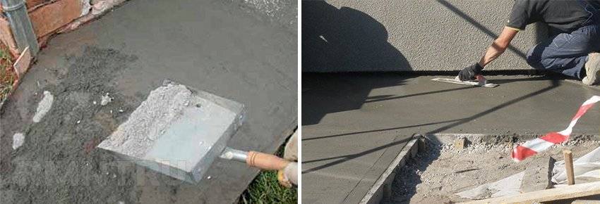 Железнение бетона своими руками видео - вместе мастерим