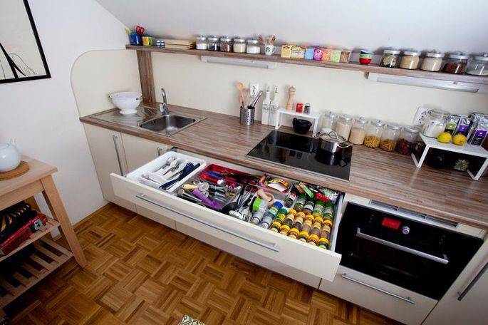 Организация пространства на кухне, советы по организации рабочего места на кухне в квартире и доме | houzz россия