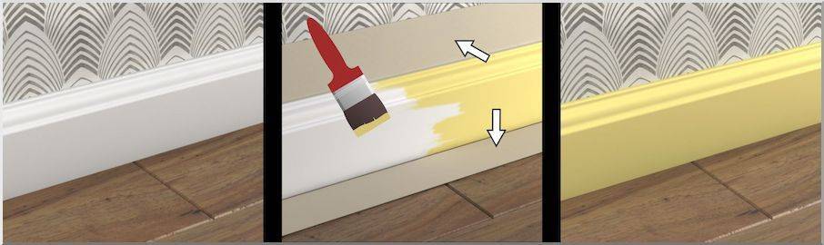 Как правильно крепить и красить напольный плинтус МДФ: пошаговый мастер-класс