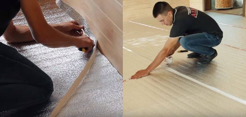 Можно ли на теплый пол стелить линолеум