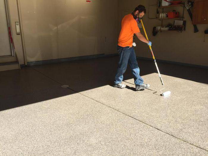 Пылит бетонный пол в гараже что делать