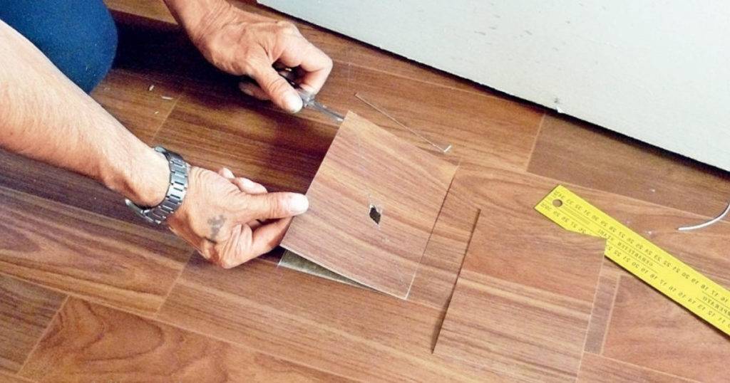 Как убрать вмятины на линолеуме - лучшие способы с инструкцией!