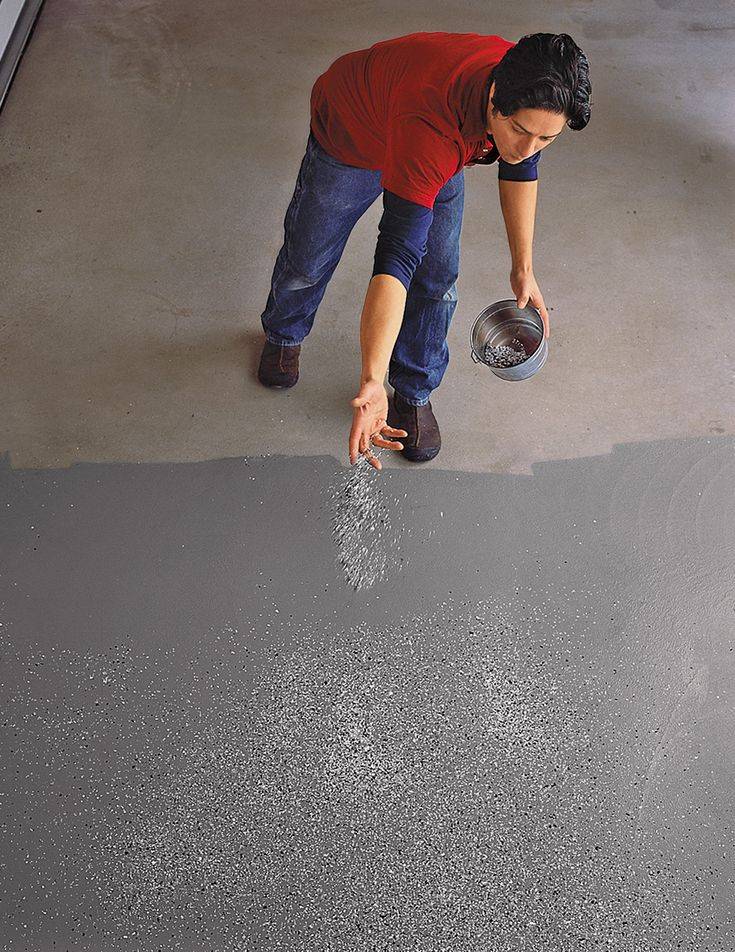 Чем покрасить бетон: выбор материалов и технология окрашивания