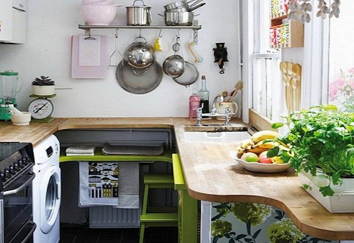 6 хитростей, которые сделают маленькую кухню просторней