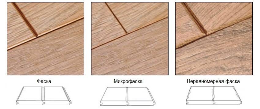 Ламинат с фаской или без какой лучше
