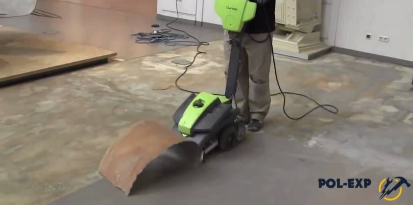 Как снять старый линолеум приклеенный к полу: поэтапный демонтаж