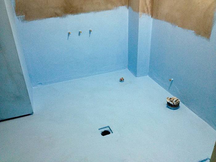 Гидроизоляция ванной комнаты под плитку