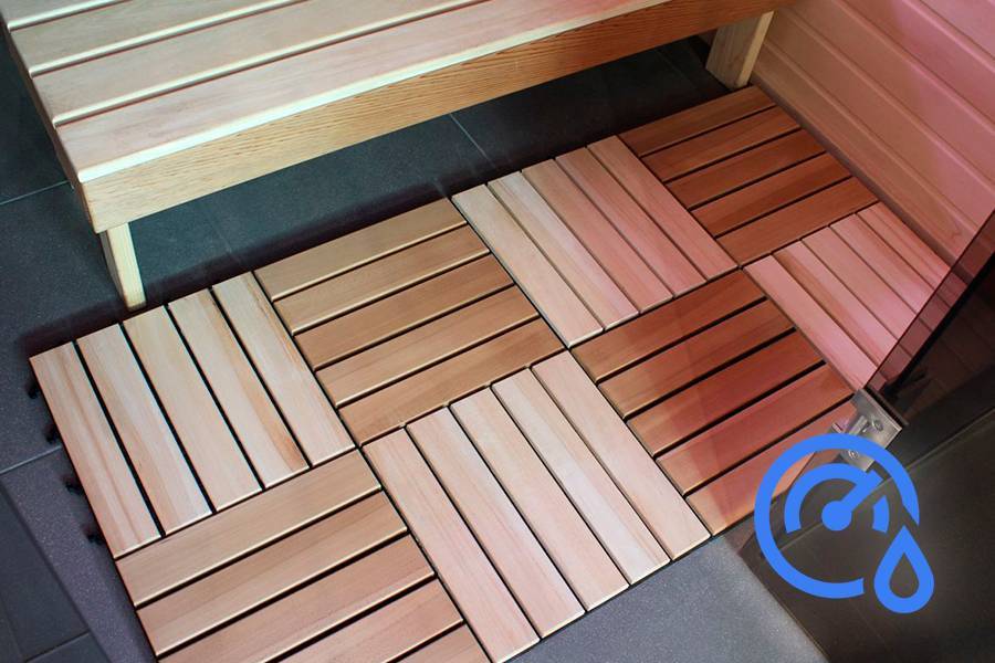 Полы в парилке своими руками