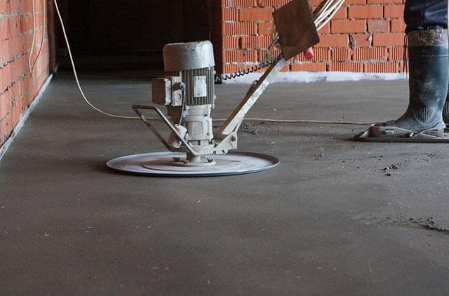 Шлифовка бетонного пола: технологические этапы проведения работ