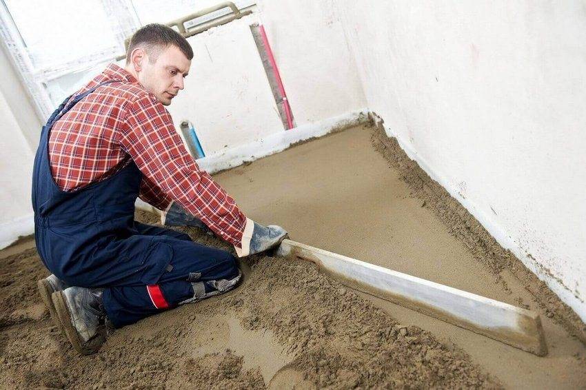 Подготовка пола под ламинат