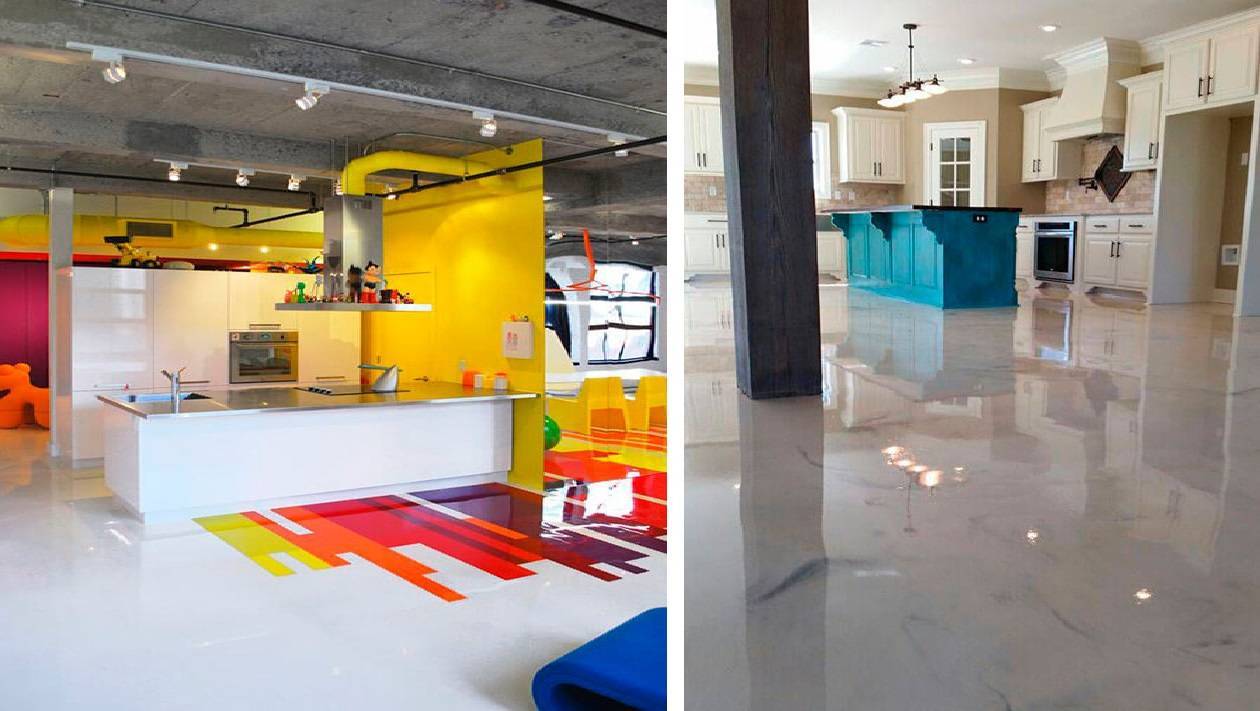 Эпоксидный наливной пол: особенности, плюсы и минусы