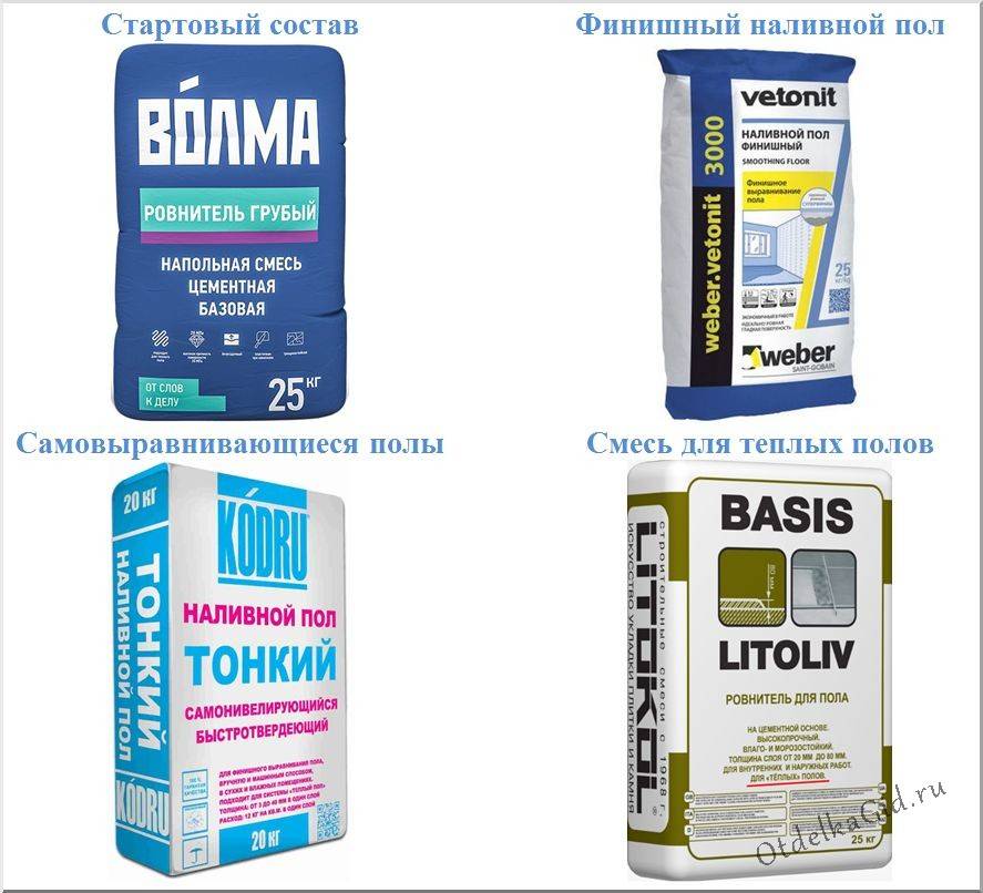 Смеси для стяжки пола
