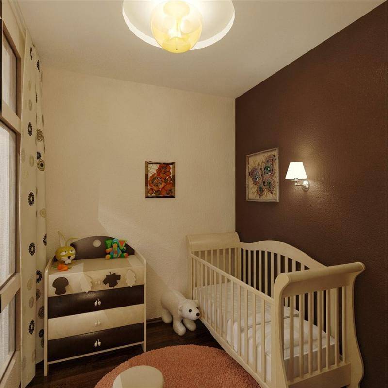 Спальня с детской кроваткой [75 фото] - зонирование и освещение