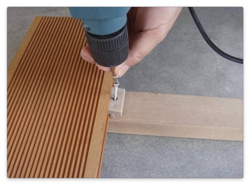 Крепление террасной доски своими руками