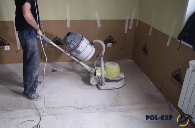 Чем и как шлифовать бетонный пол – инструкция для самостоятельного выполнения работ