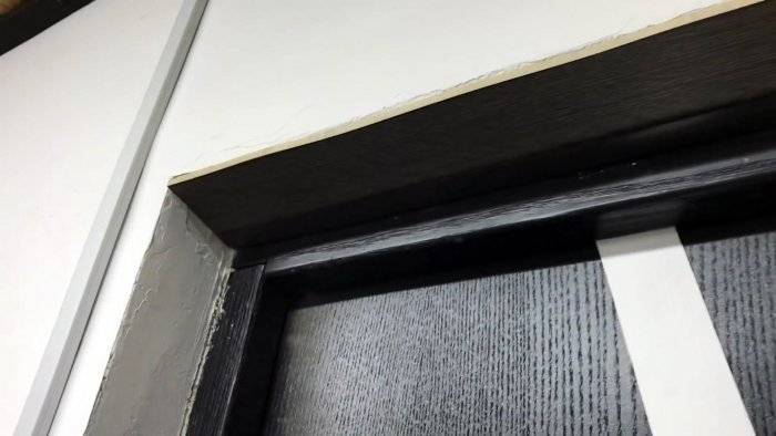 Технология обшивки дверных откосов ламинотом — как сделать отделку входной группы.
