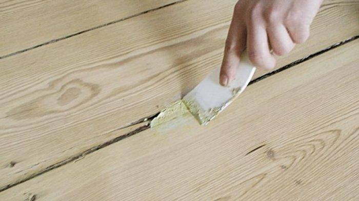 Как шпаклевать деревянные полы