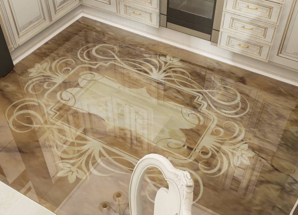 Наливной пол на бетонную стяжку