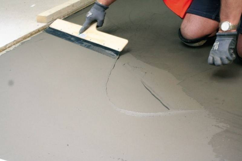 Выравнивание бетонного пола своими руками