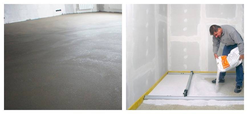 Стяжка пола своими руками в новостройке – начинаем с нуля