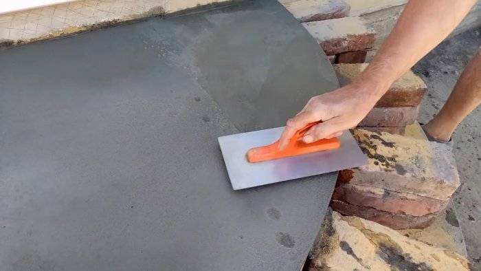 Как зажелезнить бетон