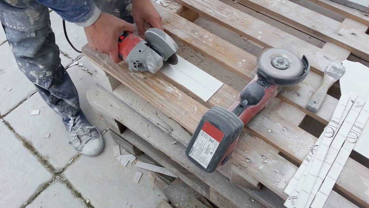 Как резать плитку болгаркой – филигранная работа универсальным инструментом