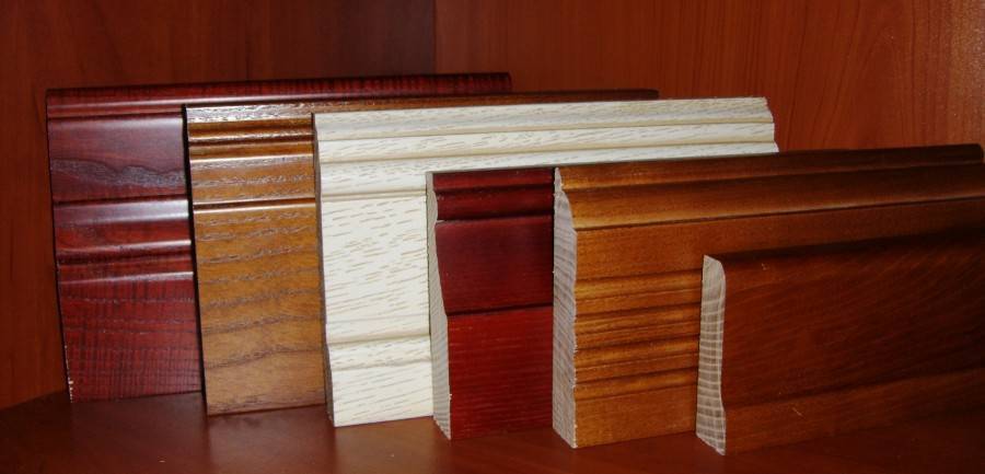 Деревянные плинтуса для пола