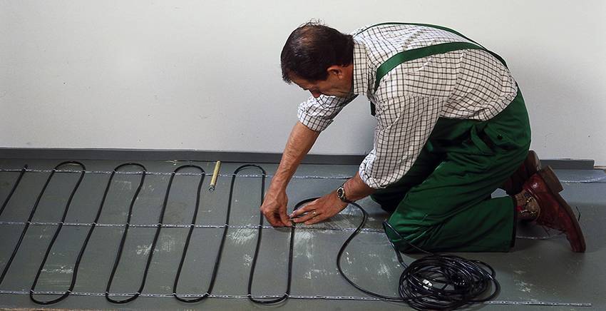 Теплый пол в каркасном доме