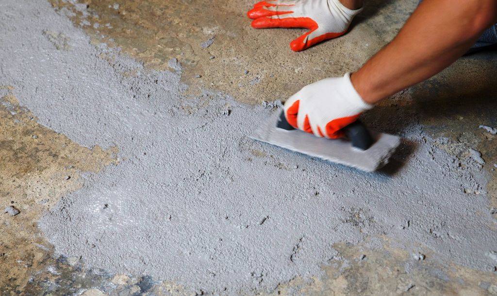 Шпаклевка для бетонного пола: особенности выбора и проведение работ