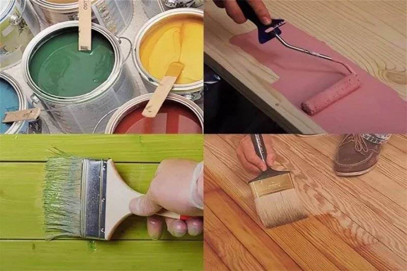 Покраска деревянного пола своими руками – поэтапная инструкция