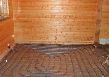 Теплый пол в бане: сравнительный обзор систем обогрева при устройстве в банном помещении