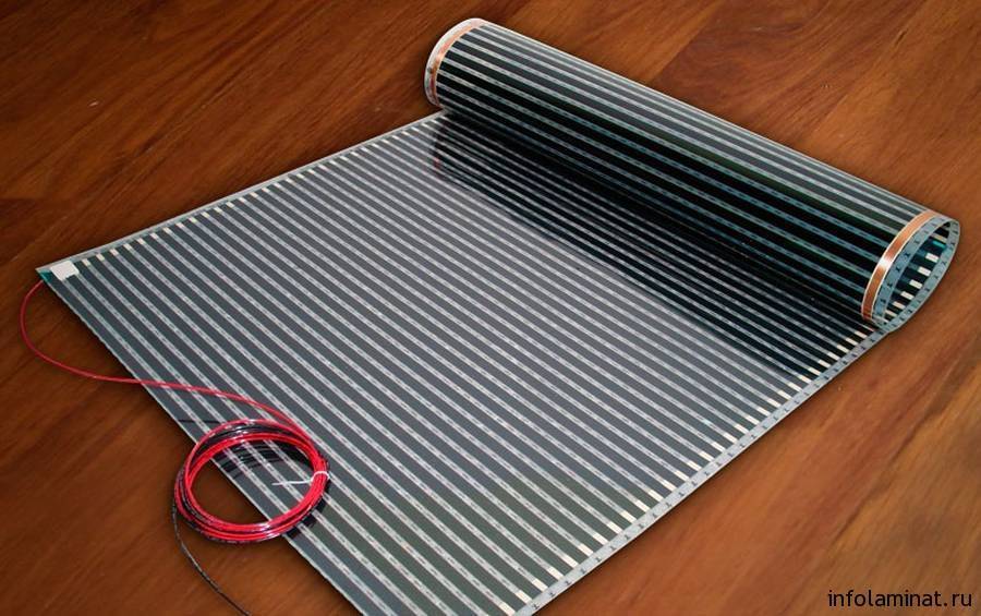 Инфракрасный теплый пол под ламинат - виды, характеристики, инструкция по монтажу