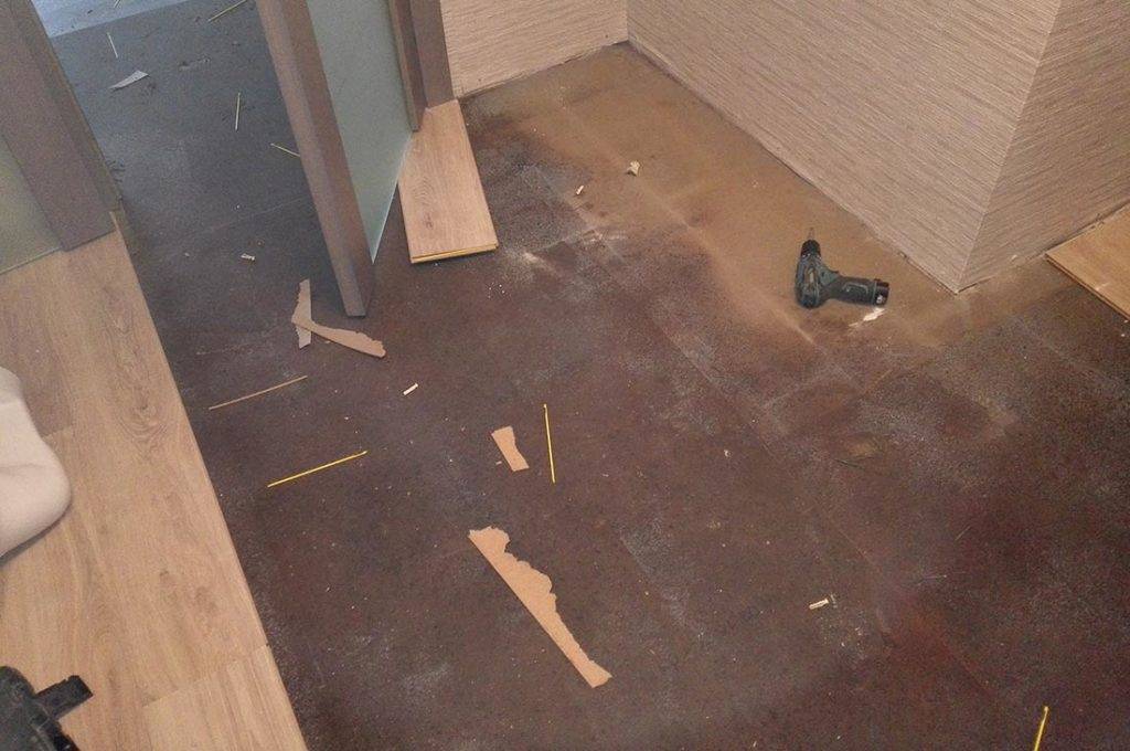 Полистирольная подложка под ламинат