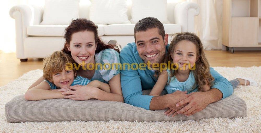 Пленочный теплый пол под ковер