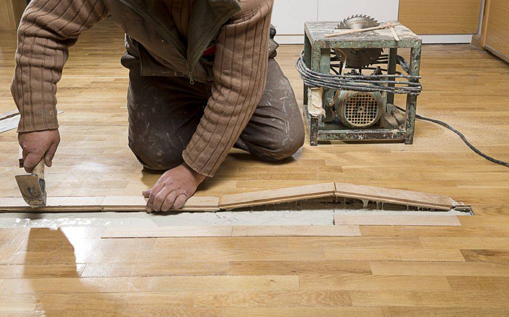 Этапы ремонта деревянного пола