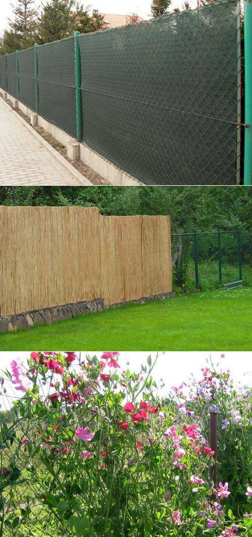 Как украсить забор из сетки-рабицы – оригинальные идеи декора