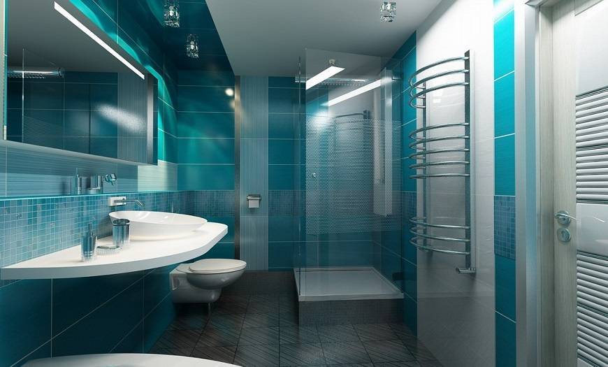 Фото-примеры оформления и декора ванной комнаты плиткой: 7 идей по комбинированию